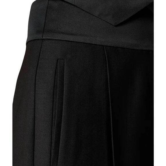 J. Crew Collection wide-leg trouser pant in tuxedo wool Black 4 NWT - Picture 16 of 16